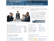 Tablet Screenshot of information-juridique.com